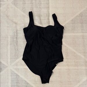 Summersalt Oasis Black One-Piece Swimsuit
